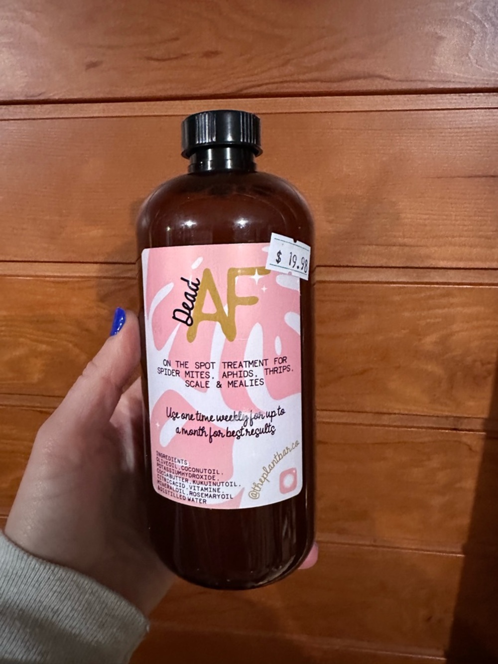 Dead AF Spot Treatment Bottle - Pink Label